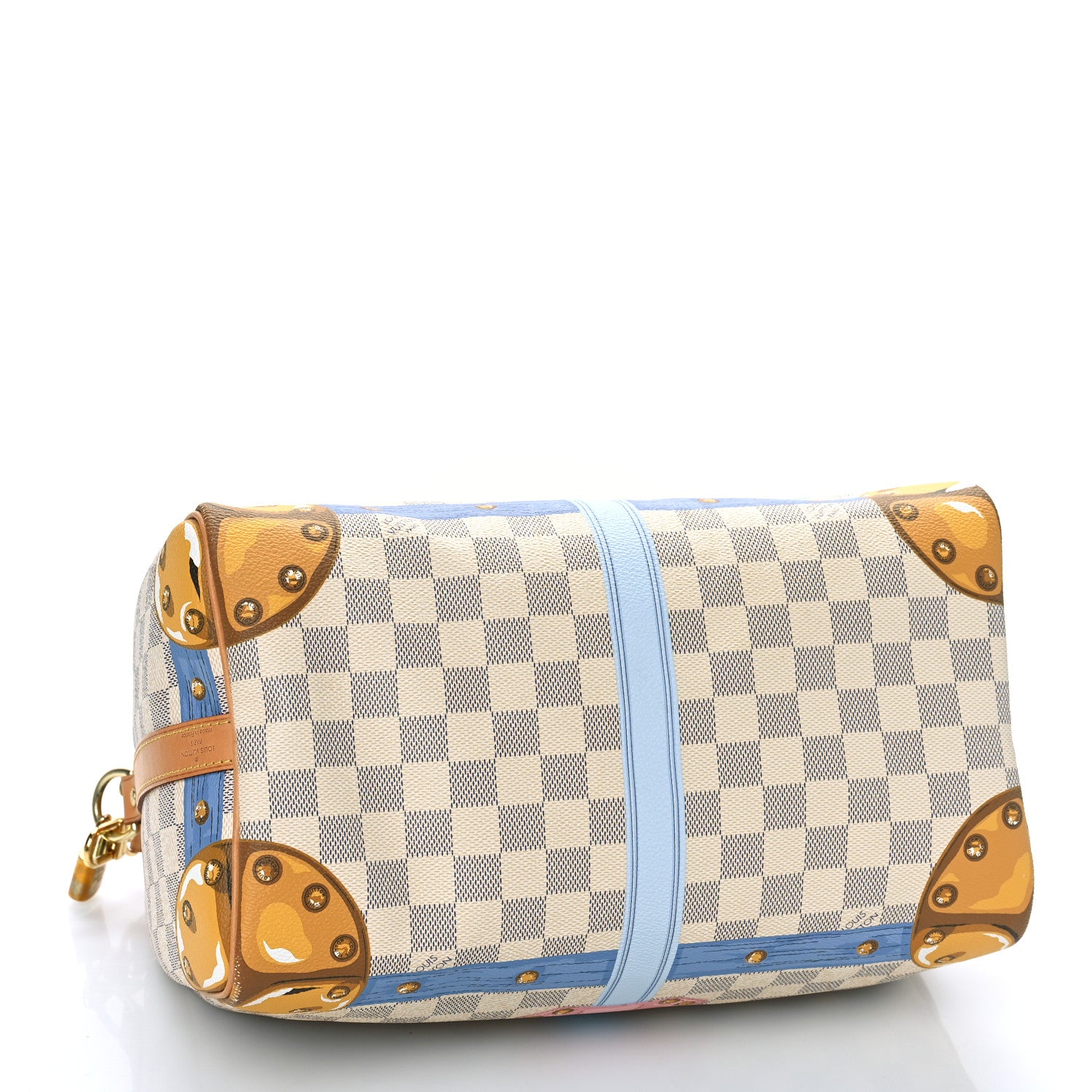 Louis Vuitton Damier Azur Summer Trunks Speedy Bandouliere 30 4 of 11