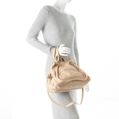 Chloe Calfskin Medium Paraty Beige 3 of 8