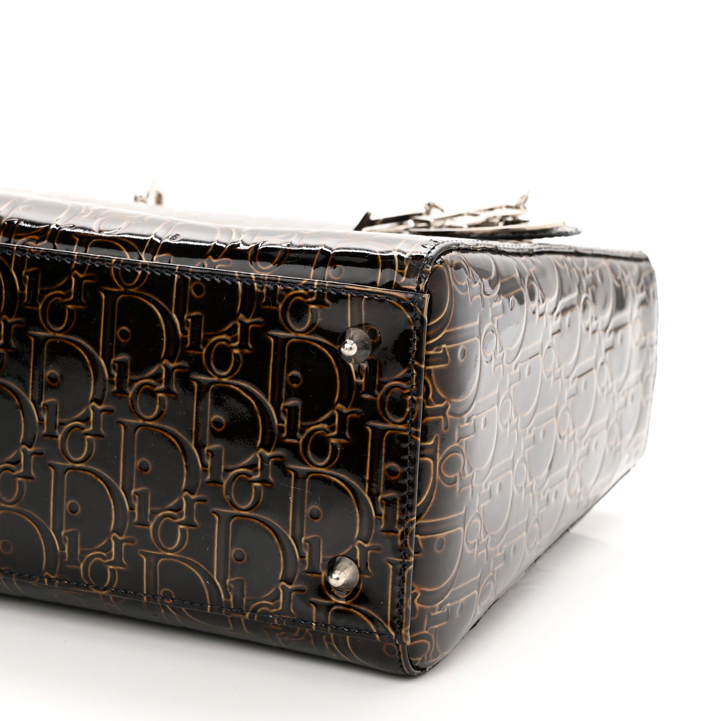 Patent Ultimate Medium Lady Dior Brown