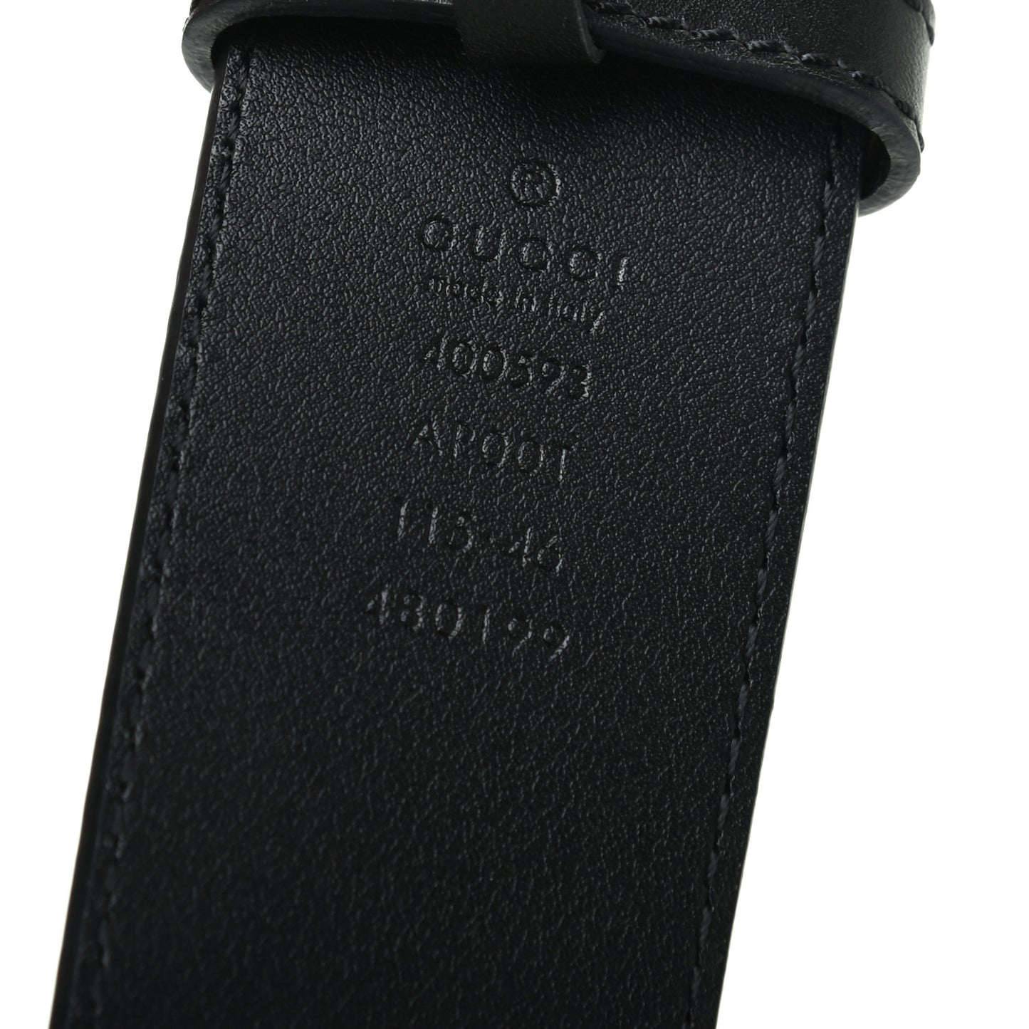 Calfskin Double G 40mm Belt 115 46 Black