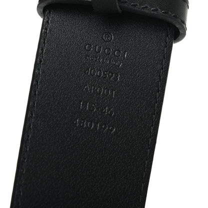 Gucci Calfskin Double G 40mm Belt 115 46 Black 3 of 6