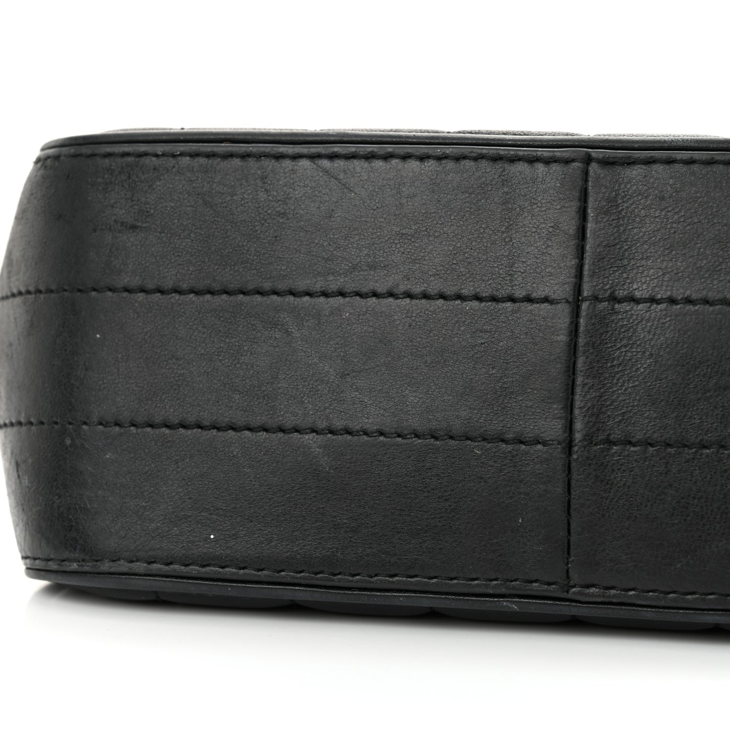 Lambskin Matelasse Monogram Medium Vicky Chain Bag Black
