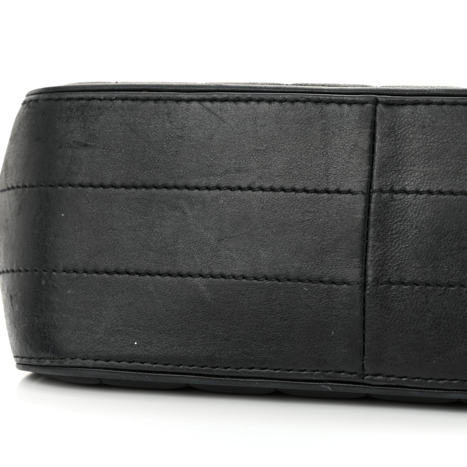 Saint Laurent Lambskin Matelasse Monogram Medium Vicky Chain Bag Black 16 of 17
