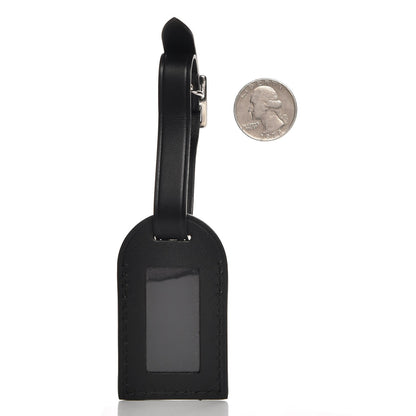 Louis Vuitton Calfskin Small Luggage Tag Black 2 of 2