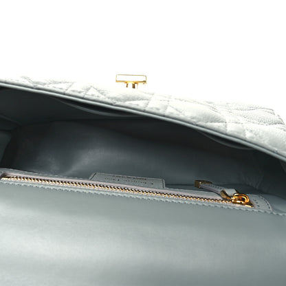 Christian Dior Calfskin Cannage Small Caro Bag Grey 5 of 10