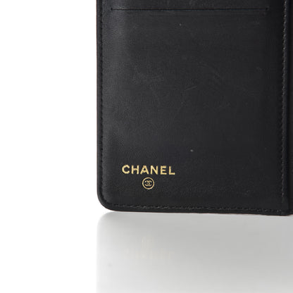 Chanel Lambskin Quilted Boy Yen Wallet Black 6 of 7