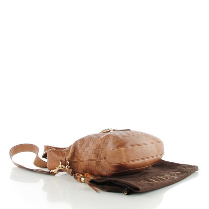 Gucci Guccissima Old Libeccio Medium New Jackie Hobo Old Naturale 4 of 7