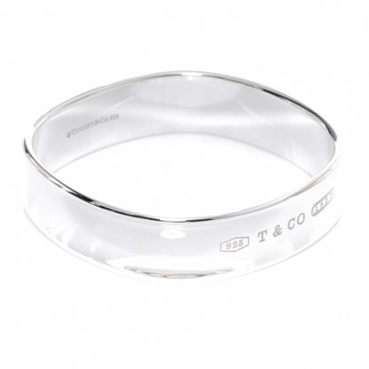Tiffany Sterling Silver 1837 Cushion Bangle Bracelet 4 of 5