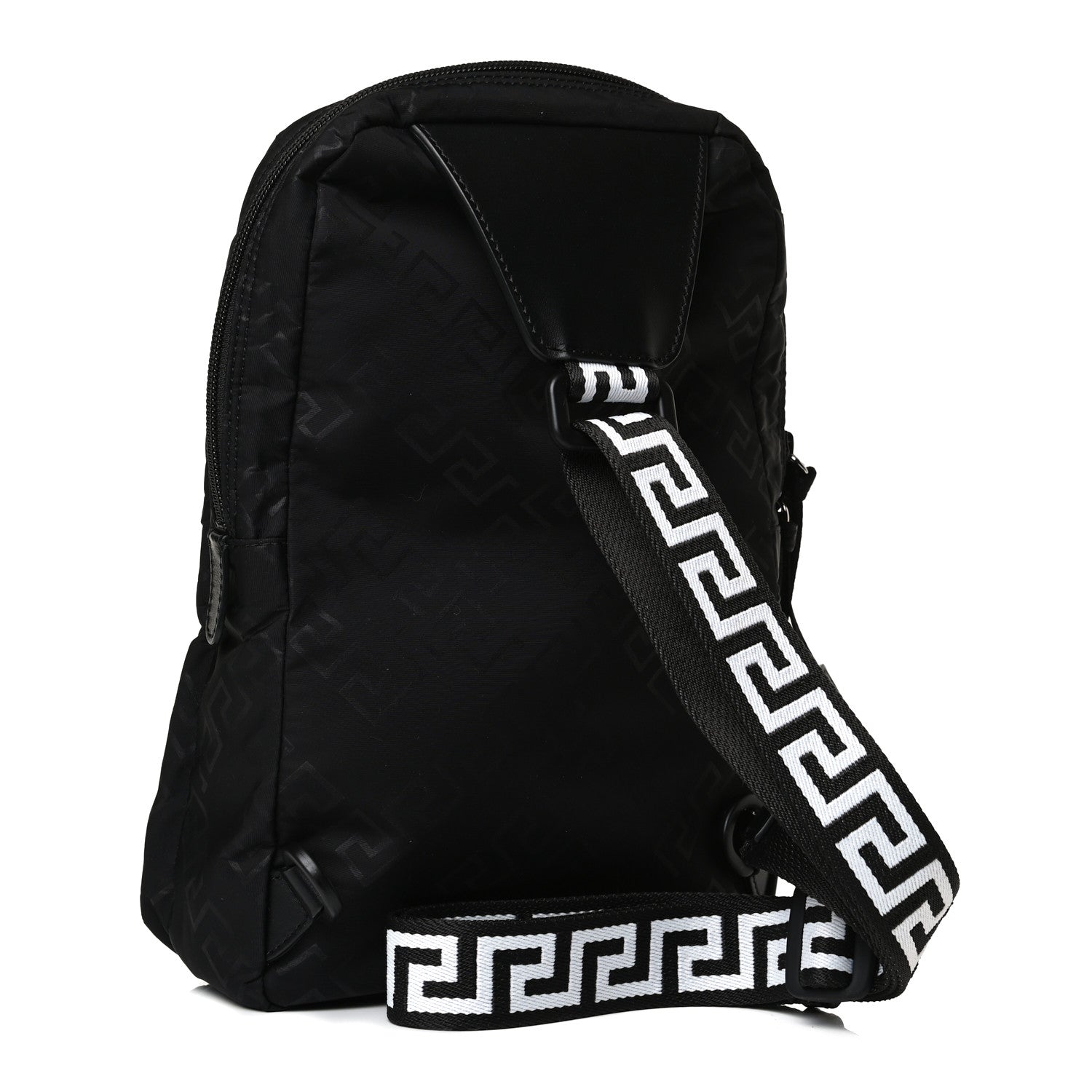 Versace Nylon Sling Bag Black 2 of 13