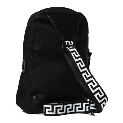 Versace Nylon Sling Bag Black 2 of 13
