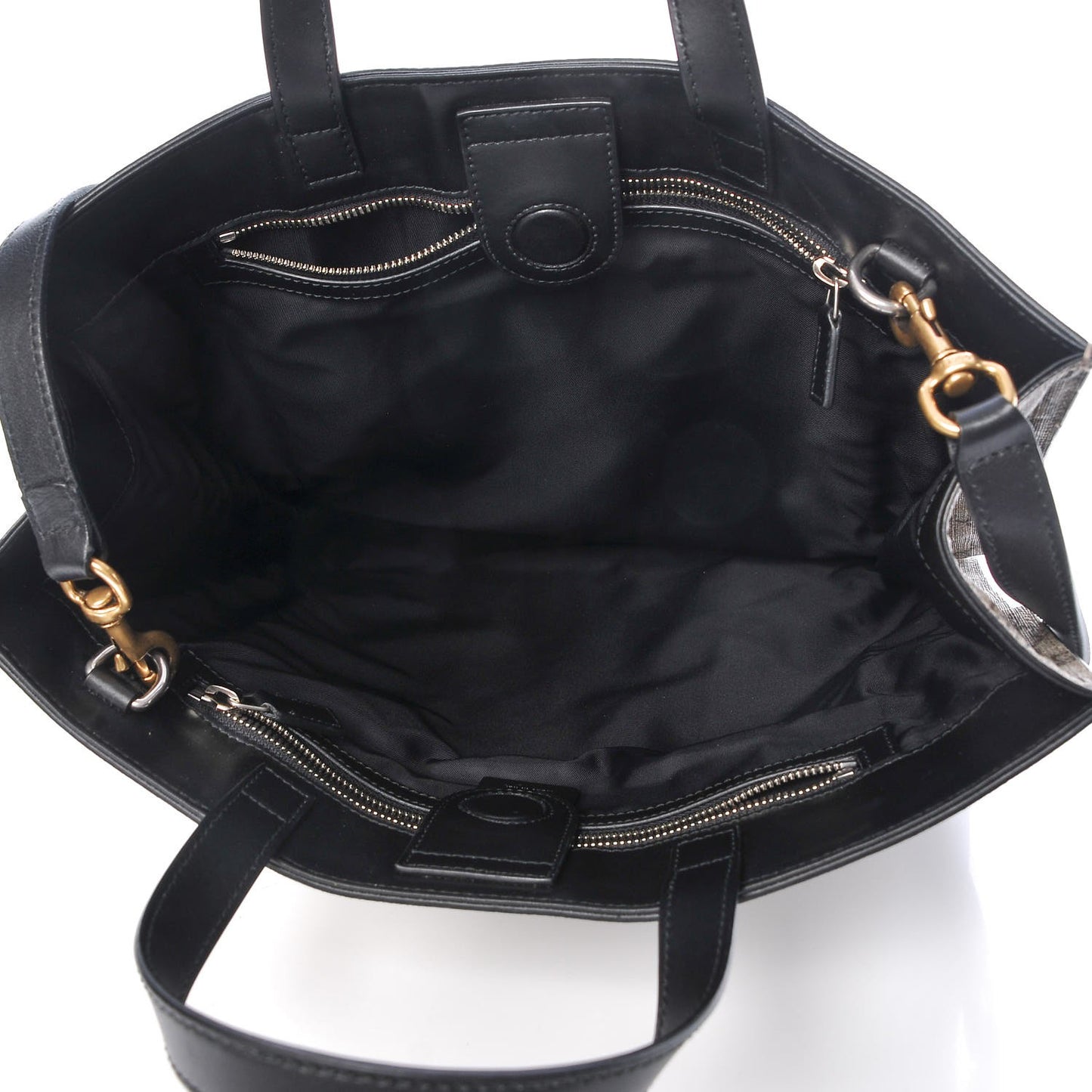 Soft GG Supreme Monogram Vertical Tote Black