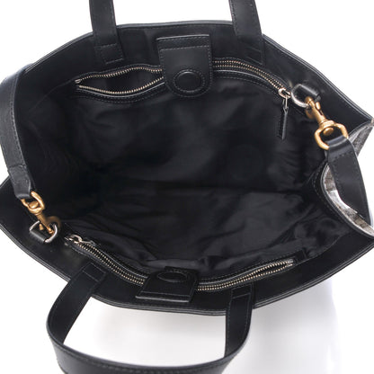 Gucci Soft GG Supreme Monogram Vertical Tote Black 5 of 9