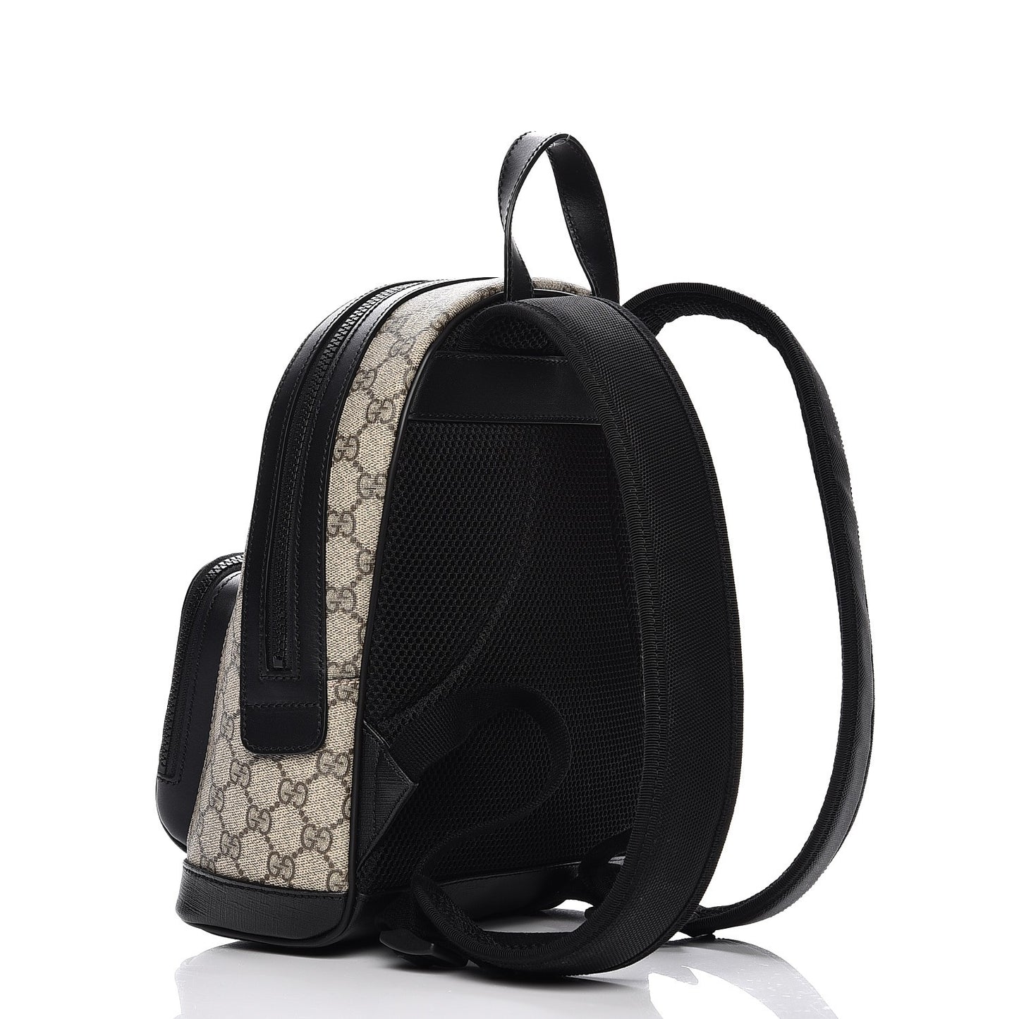 GG Supreme Monogram Small Eden Day Backpack Black