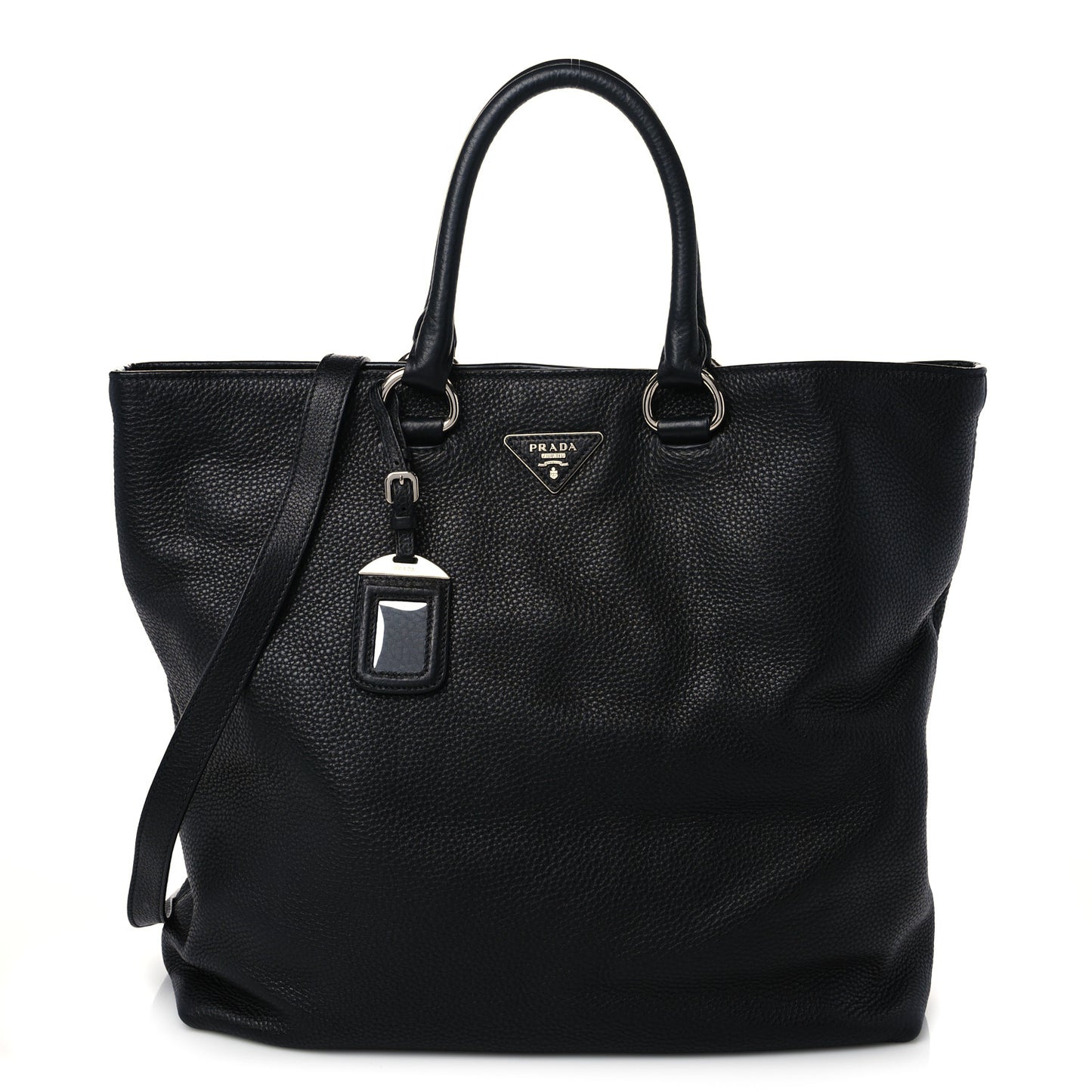 Vitello Daino Tote Black
