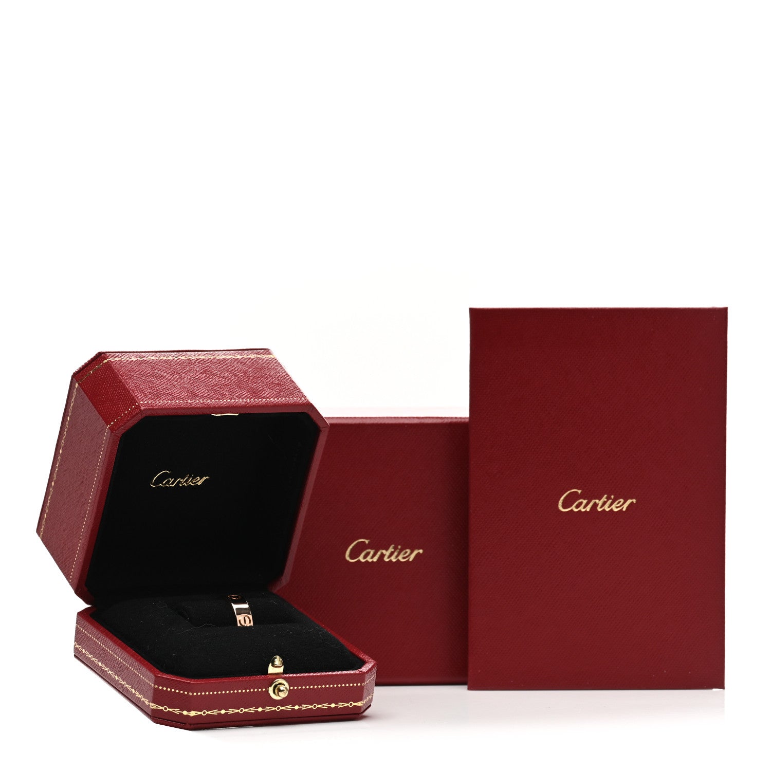 Cartier 18K Pink Gold 5.5mm LOVE Ring 55 7.25 3 of 3