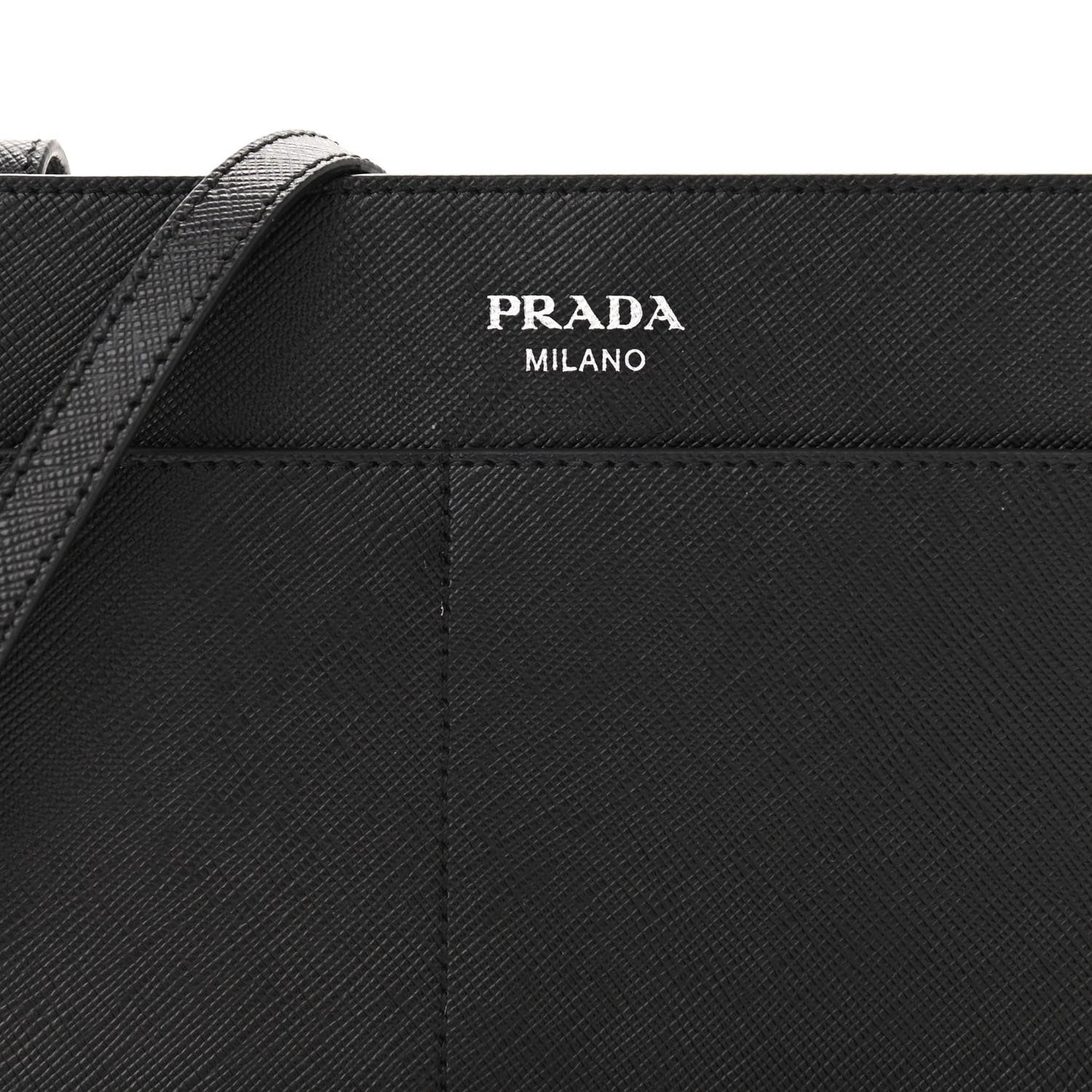 Saffiano Crossbody Bag Black