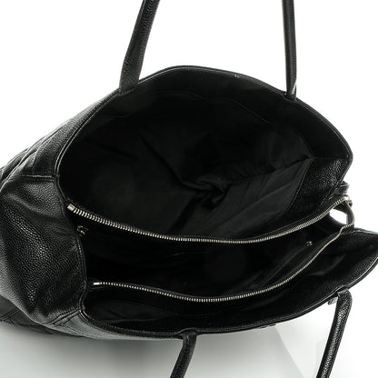 Chanel Caviar Quilted Shopping Tote Black 5 of 9