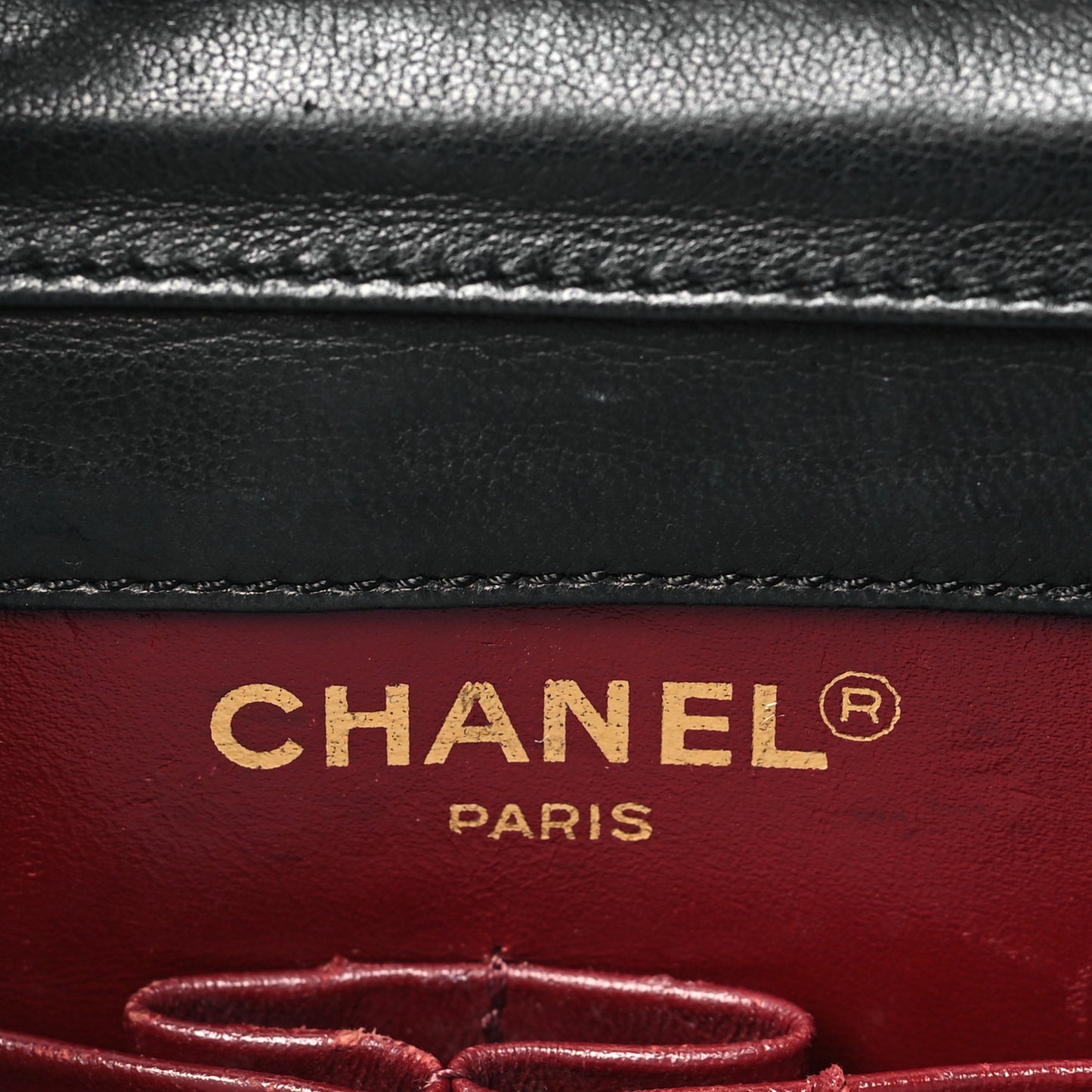Lambskin Quilted Single Flap Black