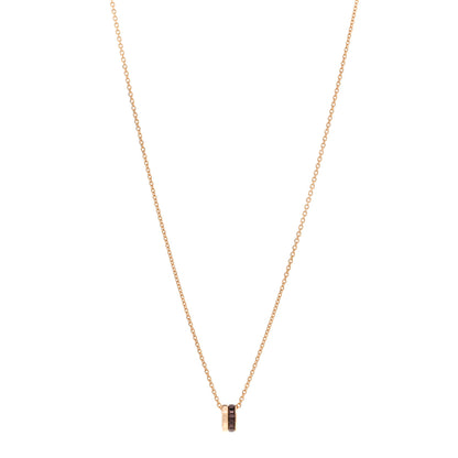 Boucheron 18K Rose Gold PVD Quatre Mini Ring Pendant Necklace 1 of 4