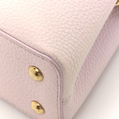 Louis Vuitton Taurillon LV Ski Capucines Mini Pearly Lilac 11 of 14