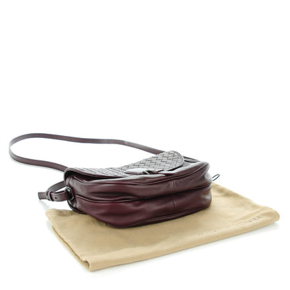 Bottega Veneta Nappa Intrecciato Double Sided Crossbody Bag Aubergine 4 of 8