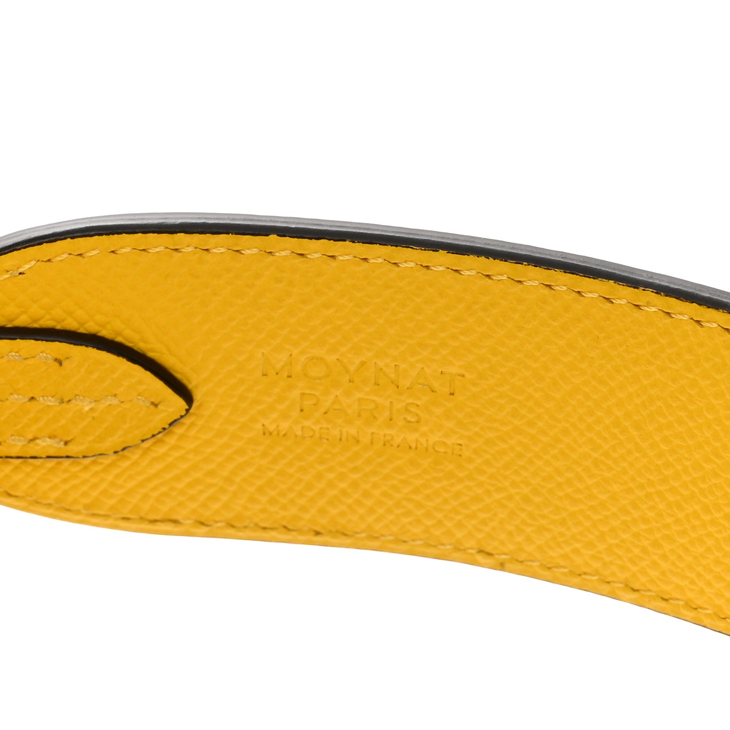 Moynat Carat Calfskin Flori PM Citrine 8 of 14