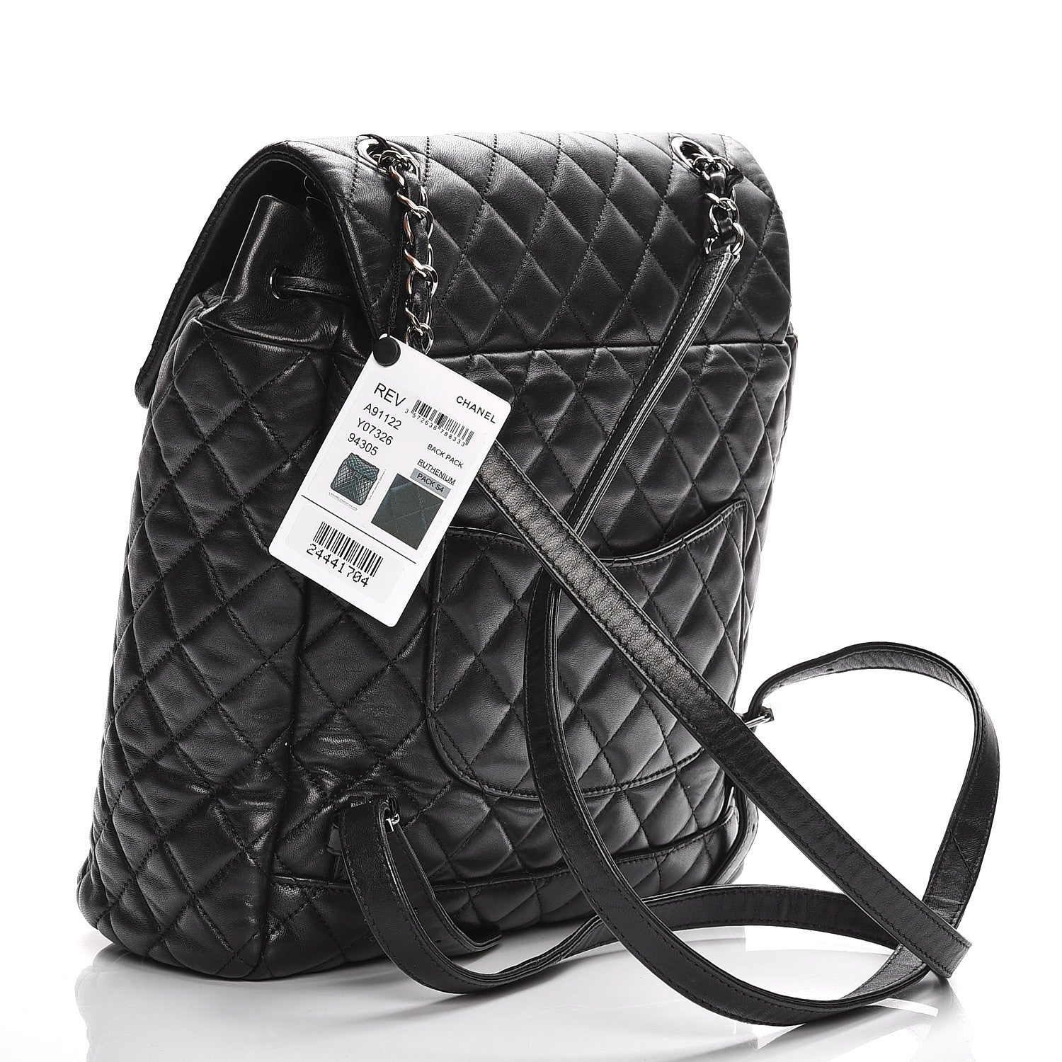 Chanel Lambskin Quilted Large Urban Spirit Backpack Black 3 of 9