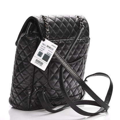 Chanel Lambskin Quilted Large Urban Spirit Backpack Black 3 of 9