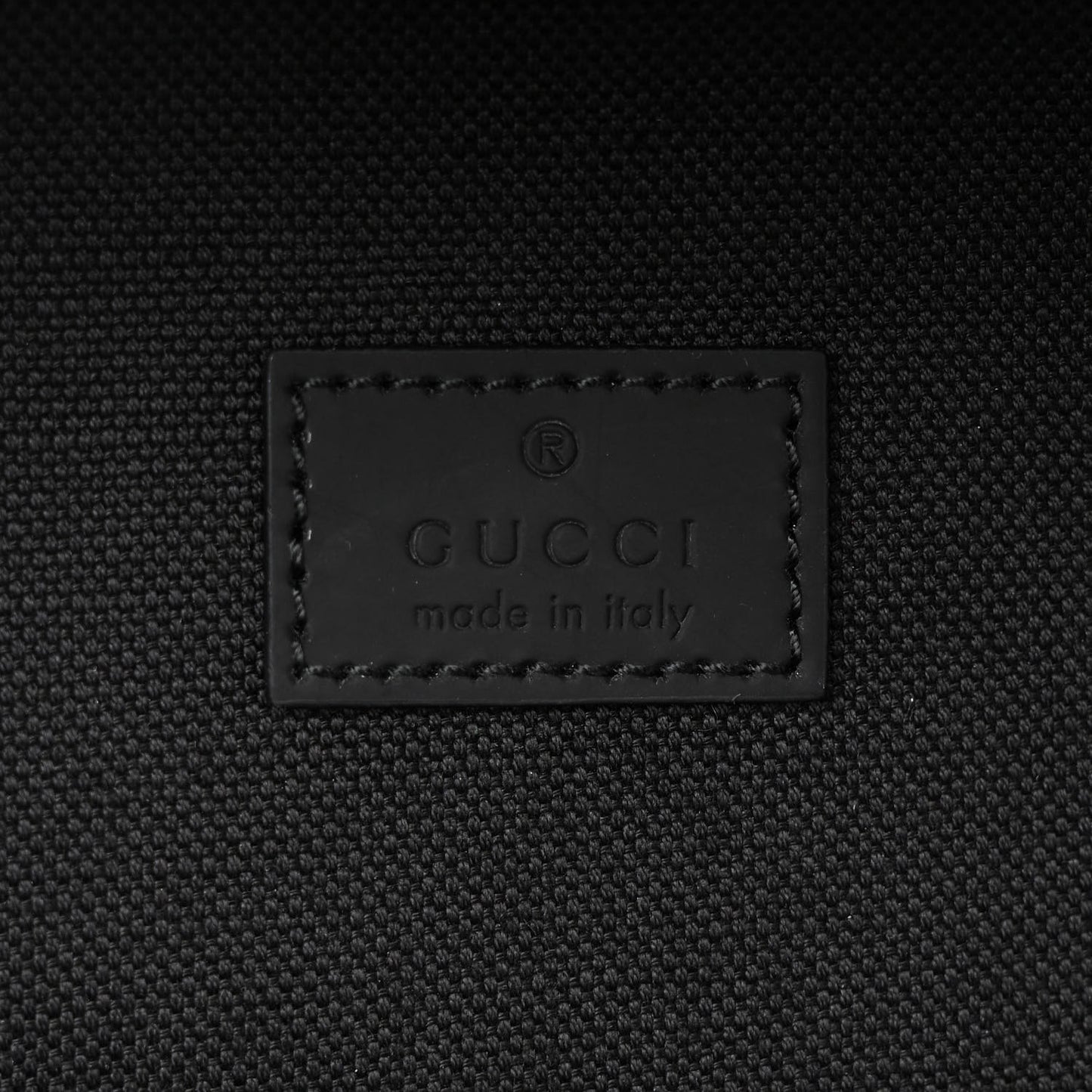 Rubber GG Backpack Black