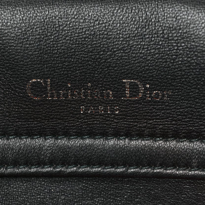 Christian Dior Lambskin Cannage Lady Dior Double Chain Bag Black 5 of 8