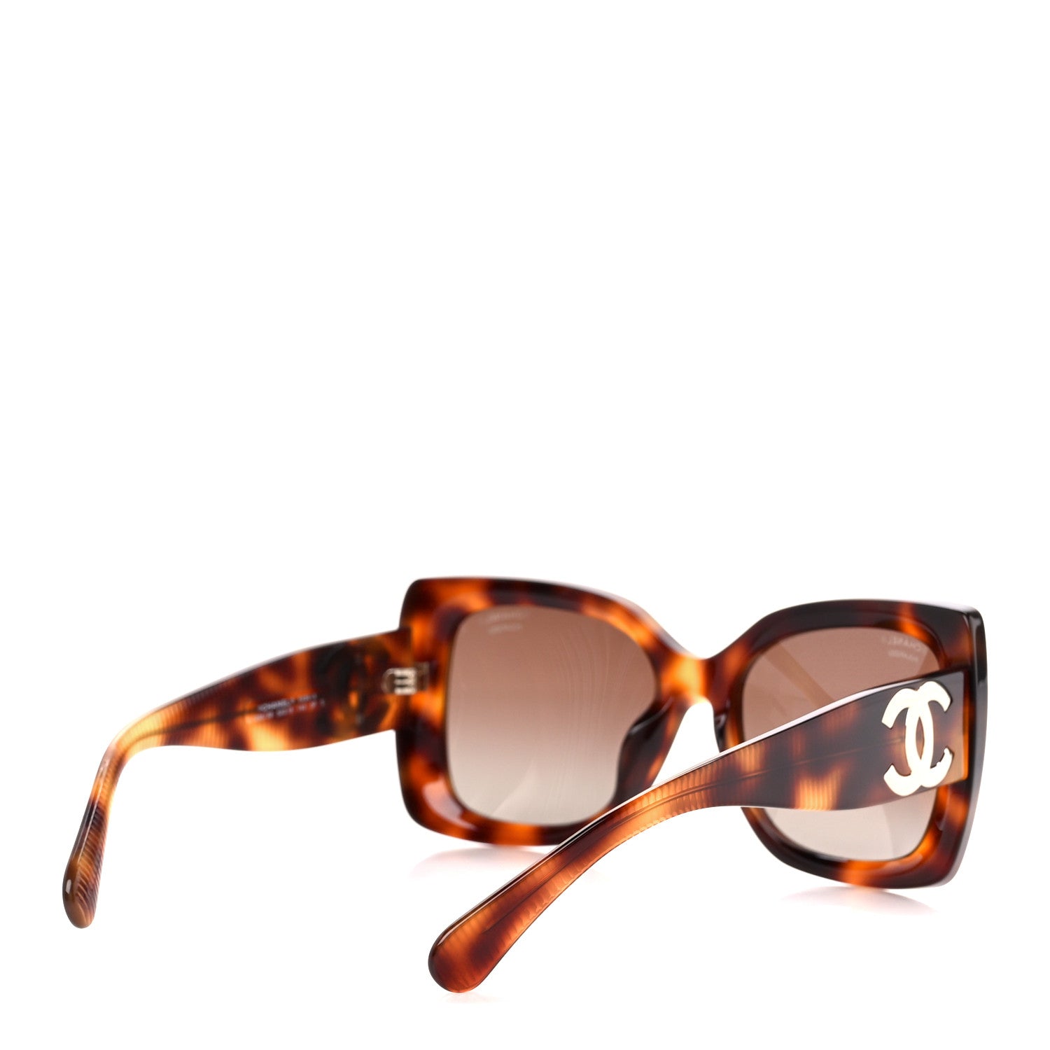 Chanel Square Polarized CC Sunglasses 5494 Tortoise Brown 4 of 8