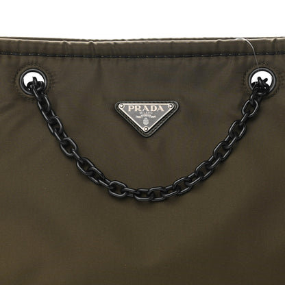 Prada Tessuto Nylon Chain Tote Mimetico 8 of 12