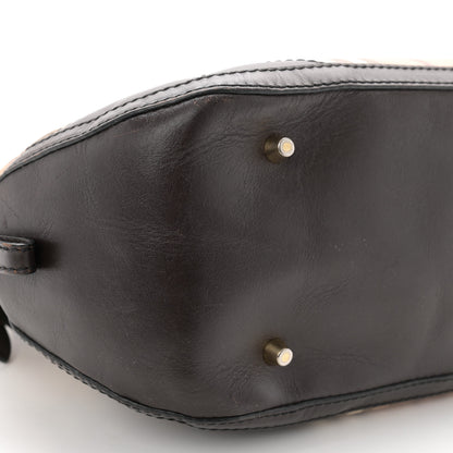 Burberry Haymarket Check Small Orchard Bowling Bag Chocolate 8 of 12