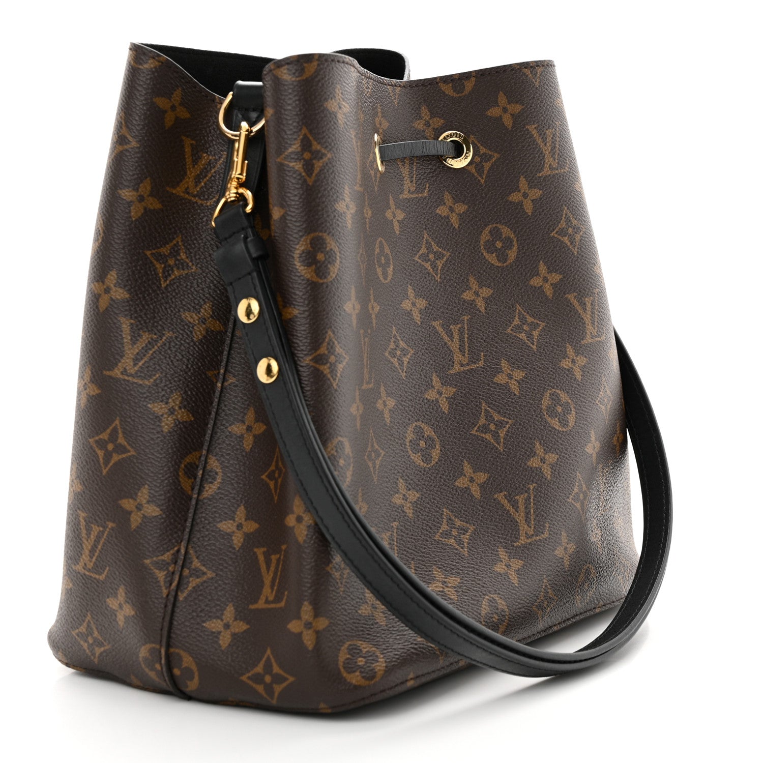 Louis Vuitton Monogram Neonoe MM Black 3 of 9