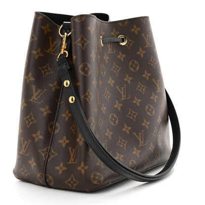 Louis Vuitton Monogram Neonoe MM Black 3 of 9