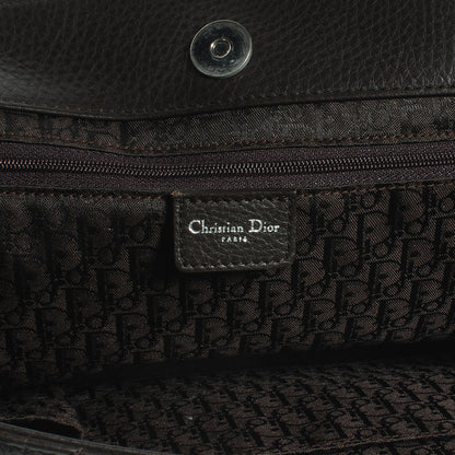 Christian Dior Leather Cannage Stitched Tote Brown 6 of 7