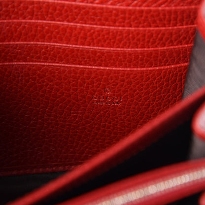 Gucci Calfskin Mini Dionysus Chain Wallet Hibiscus Red 6 of 9