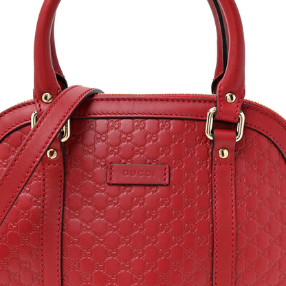 Gucci Soft Microguccissima Mini Dome Bag Rosso 7 of 11