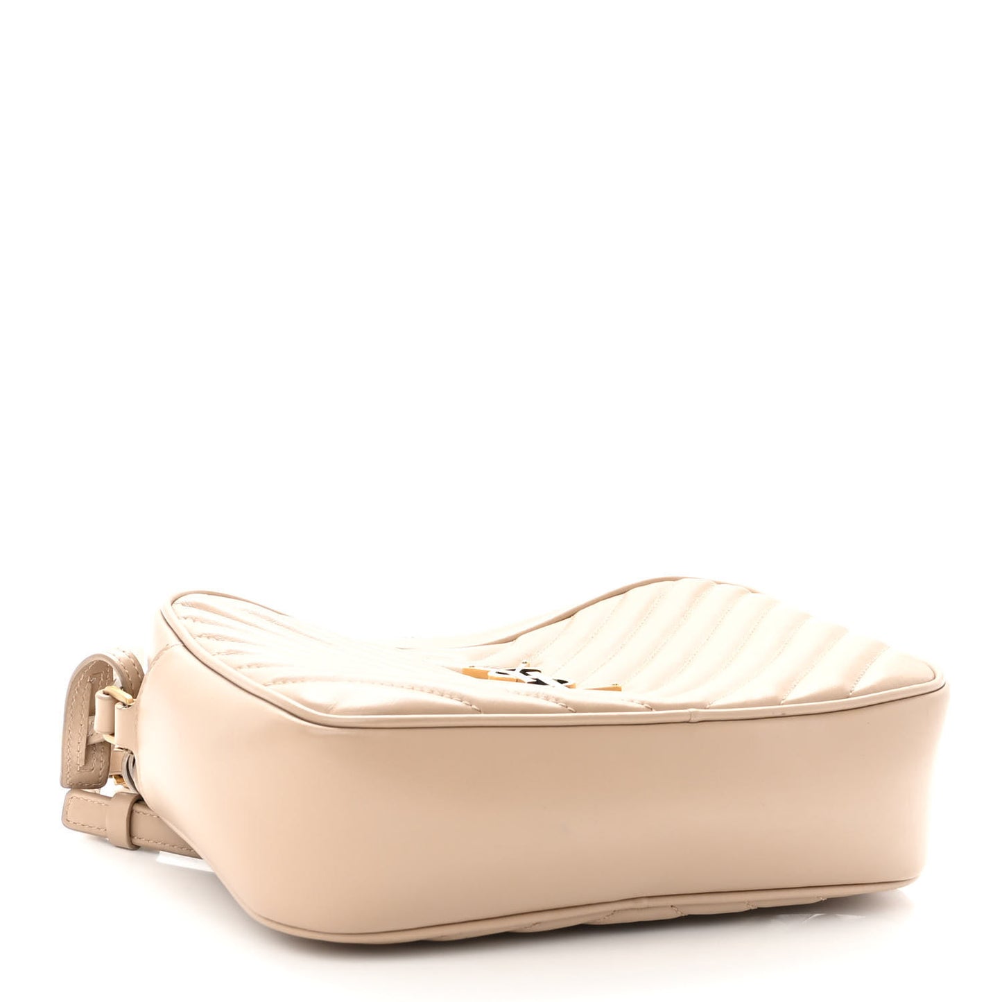 Calfskin Matelasse Monogram Lou Camera Bag Dark Latte