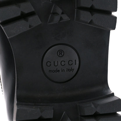 Gucci Cordovan Lux Womens Harald Horsebit 25mm Platform Loafers 38 Black 6 of 10