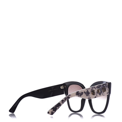Gucci Acetate Herbarium Print Square Frame Sunglasses GG0059S White 4 of 7