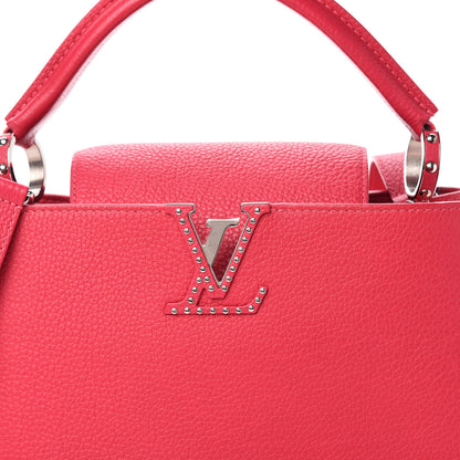 Louis Vuitton Taurillon Capucines Studs PM Bougainvillea 10 of 10