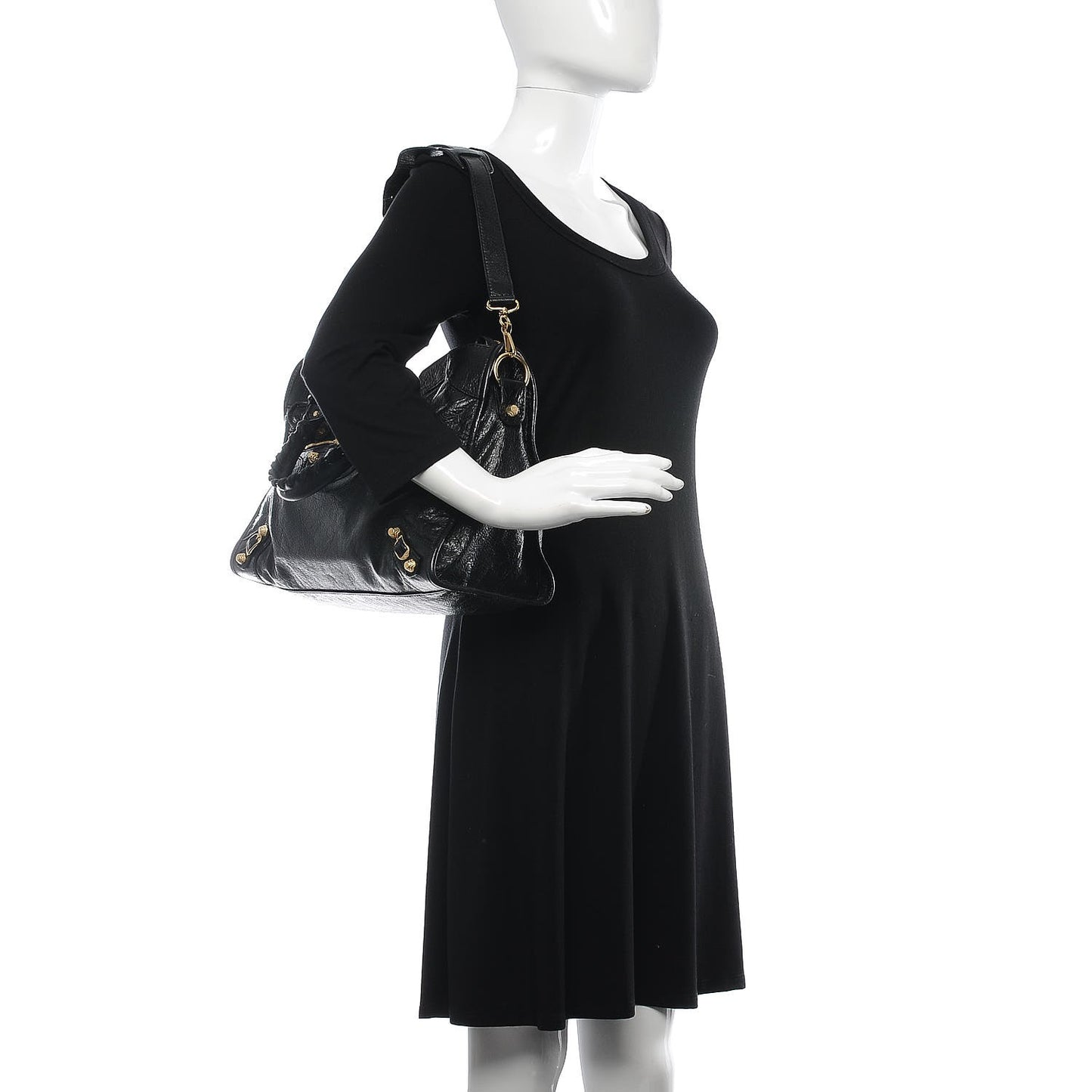 Agneau Giant 12 Gold Hardware City Black