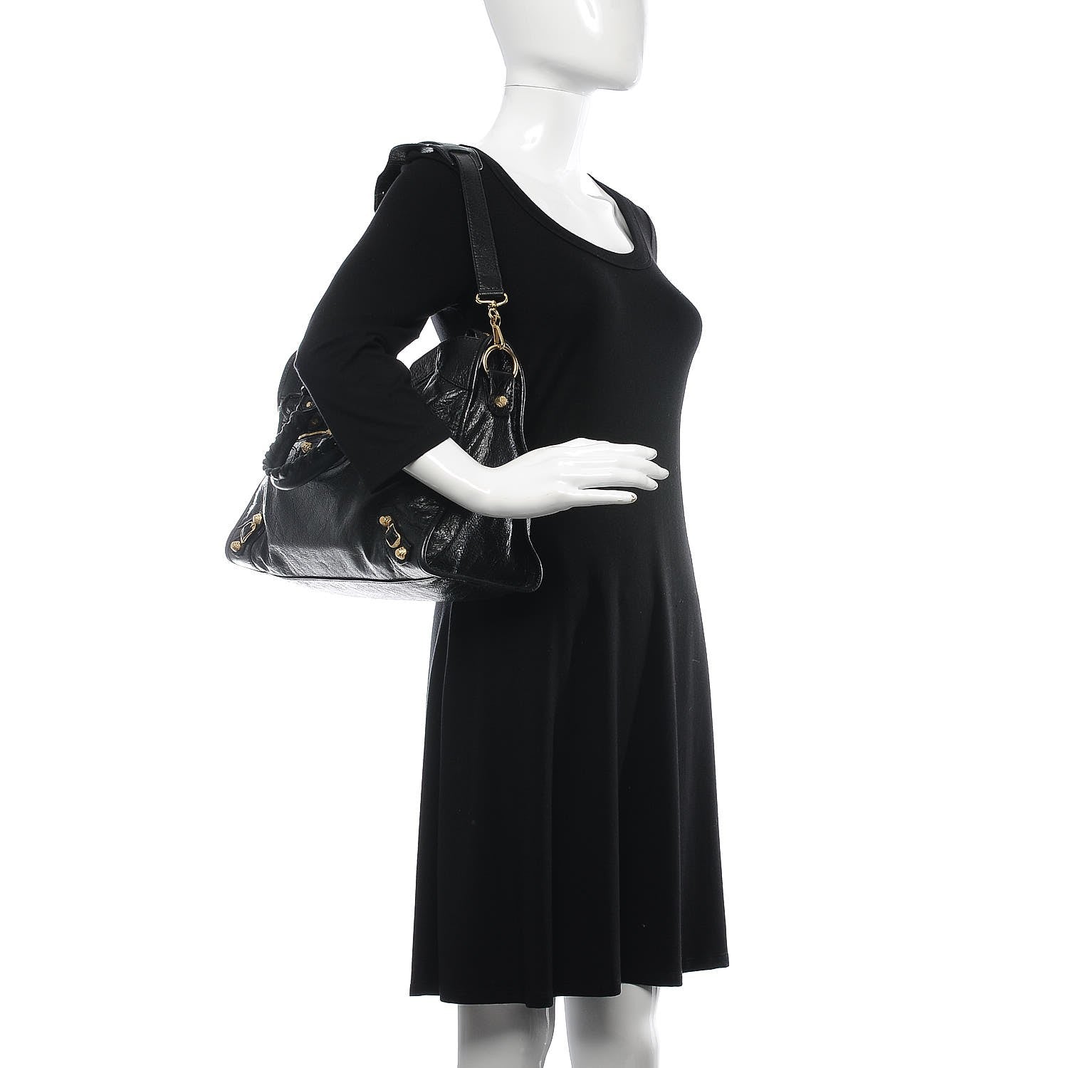 Balenciaga Agneau Giant 12 Gold Hardware City Black 2 of 8