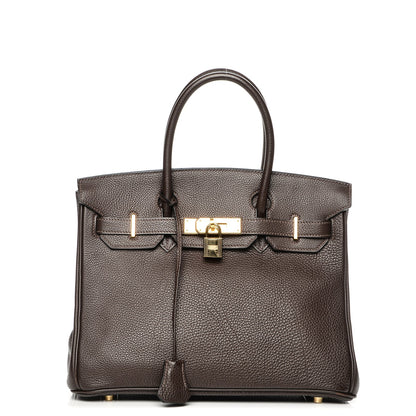 Hermes Togo Birkin 30 Chocolate 1 of 23