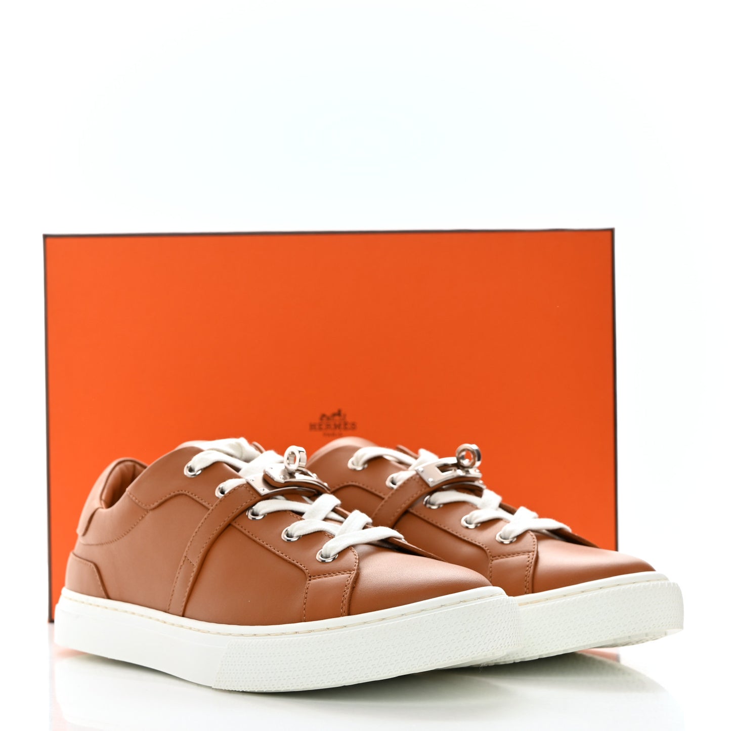 Calfskin Day Sneakers 40 Naturel
