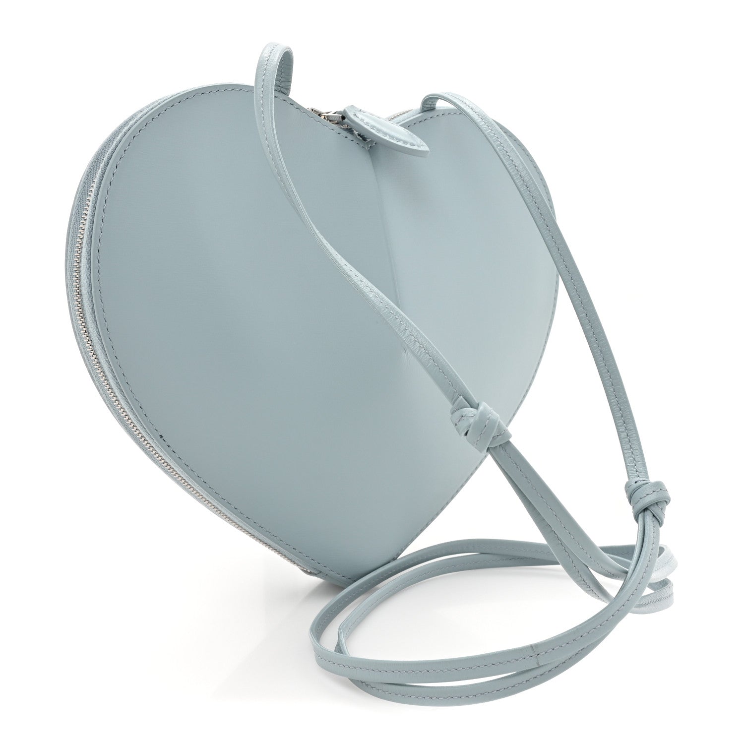 Alaia Calfskin Le Coeur Bag Bleu Delave 3 of 9