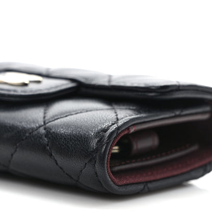 Chanel Lambskin Quilted 4 Key Holder Black 8 of 11