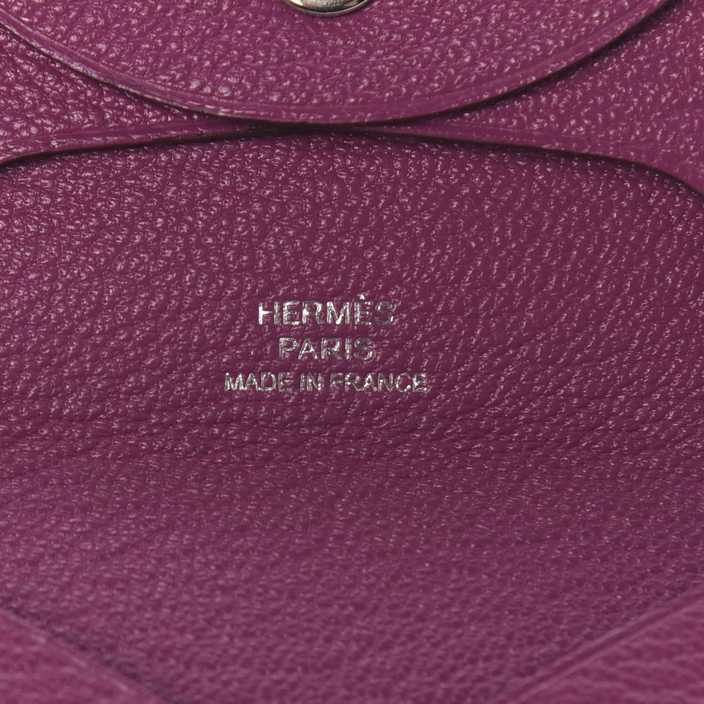 Chevre Mysore Bastia Coin Purse Rose Pourpre
