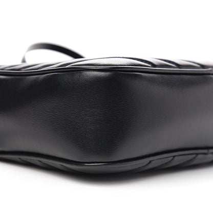 Saint Laurent Calfskin Matelasse Monogram Lou Camera Bag Black 6 of 8